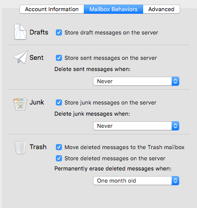 aol email settings for spark for mac